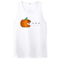 Funny Halloween Pumpkin Eating Ghost Gamer PosiCharge Competitor Tank