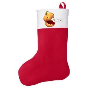 Funny Halloween Pumpkin Eating Ghost Felt Holiday Christmas Stocking