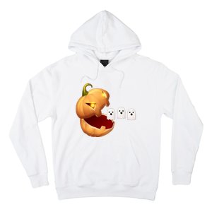 Funny Halloween Pumpkin Eating Ghost Hoodie