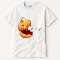 Funny Halloween Pumpkin Eating Ghost Tall T-Shirt