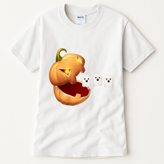 Funny Halloween Pumpkin Eating Ghost Tall T-Shirt