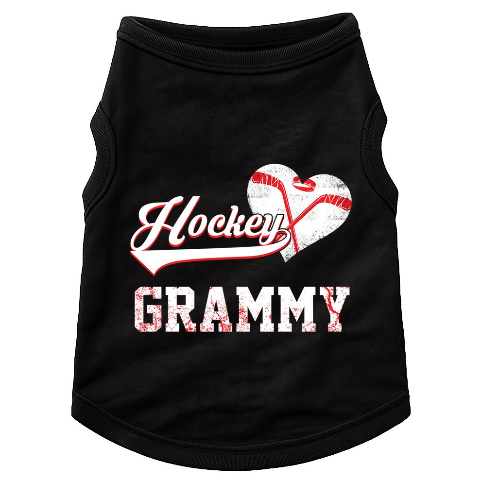 Family Hockey Player Funny Gift Hockey Grammy Gift Doggie Tank