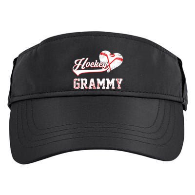 Family Hockey Player Funny Gift Hockey Grammy Gift Adult Drive Performance Visor
