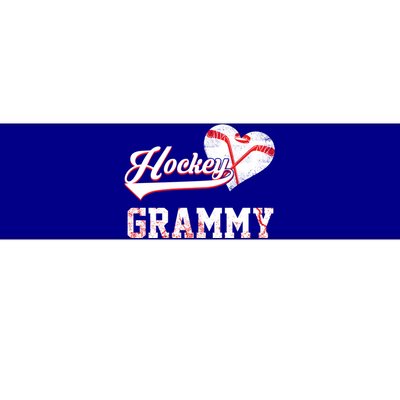 Family Hockey Player Funny Gift Hockey Grammy Gift Bumper Sticker