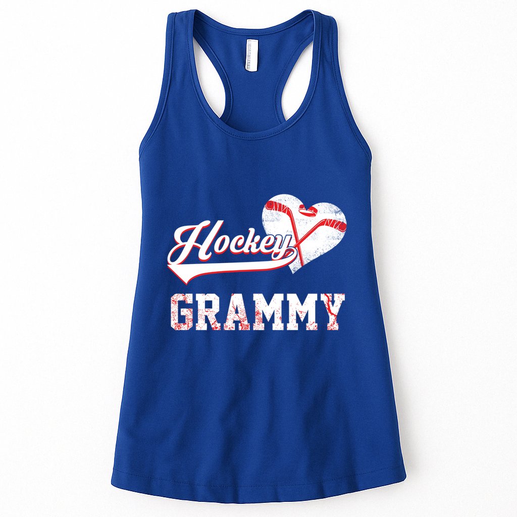 Family Hockey Player Funny Gift Hockey Grammy Gift Womens Tank Top