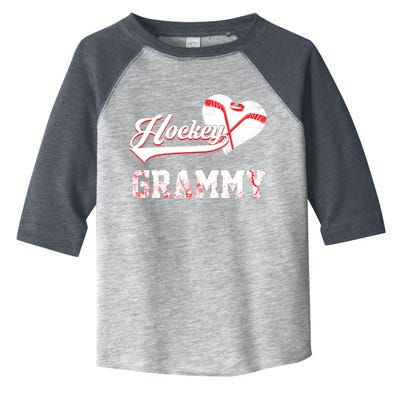 Family Hockey Player Funny Gift Hockey Grammy Gift Toddler Fine Jersey T-Shirt