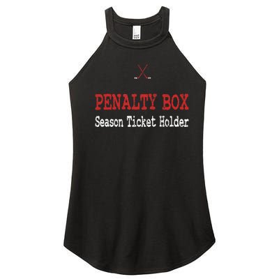 Funny Hockey Player Penalty Box Hockey Women's Perfect Tri Rocker Tank