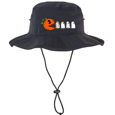 Funny Halloween Pumpkin Ghosts Retro Gamer Bucket Hat