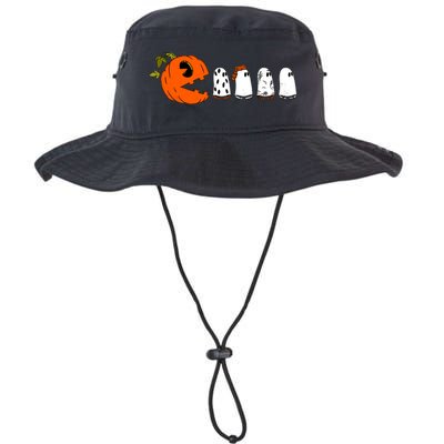 Funny Halloween Pumpkin Ghosts Retro Gamer Legacy Cool Fit Booney Bucket Hat