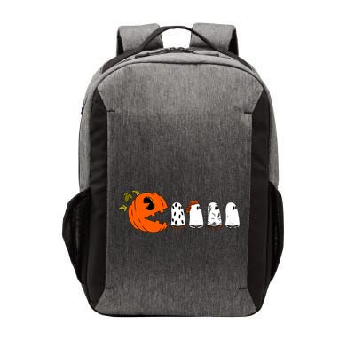 Funny Halloween Pumpkin Ghosts Retro Gamer Vector Backpack