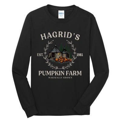 Fall HagridS Pumpkin Farm Patch Autumn Pumpkin Tall Long Sleeve T-Shirt