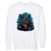 Funny Halloween Party With This Cool Werewolf Costume Garment-Dyed Sweatshirt