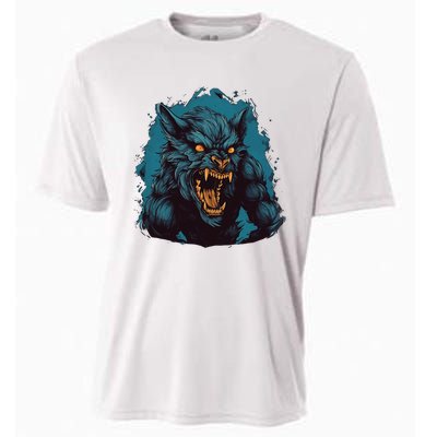 Funny Halloween Party With This Cool Werewolf Costume Cooling Performance Crew T-Shirt