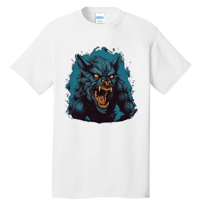 Funny Halloween Party With This Cool Werewolf Costume Tall T-Shirt