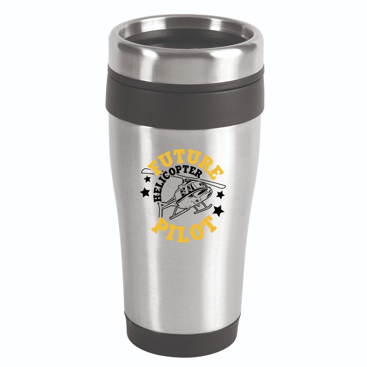 Future Helicopter Pilot 16oz Travel Tumbler