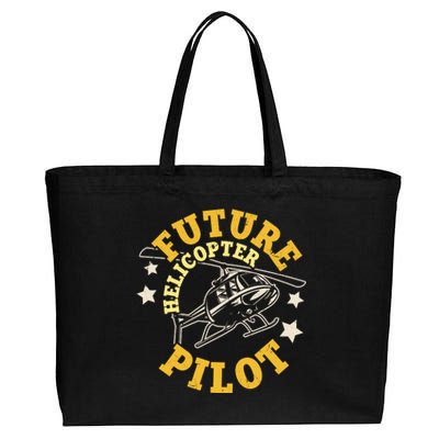 Future Helicopter Pilot Cotton Canvas Jumbo Tote