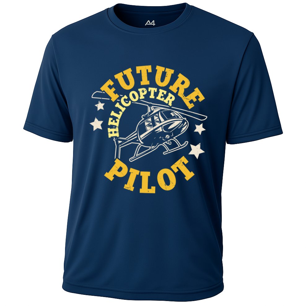 Future Helicopter Pilot Cooling Performance Crew T-Shirt
