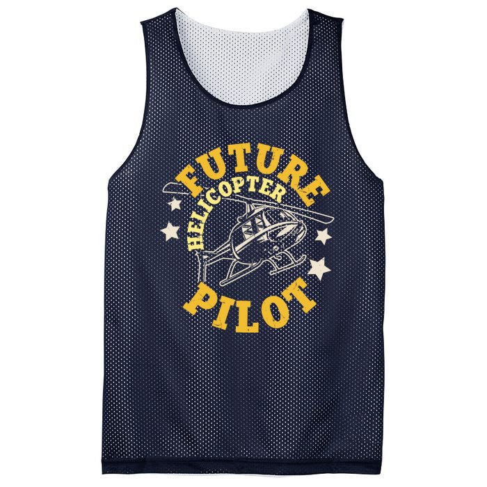 Future Helicopter Pilot Mesh Reversible Basketball Jersey Tank