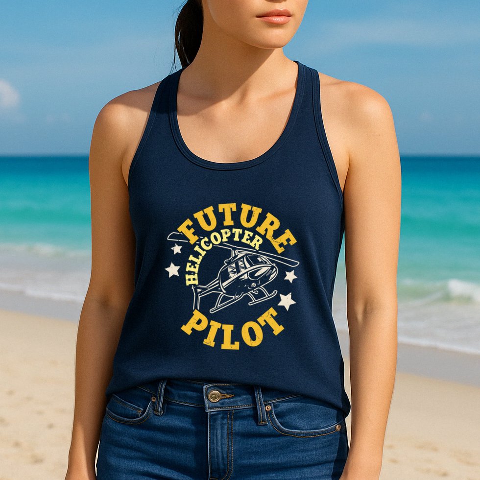 Future Helicopter Pilot Womens Tank Top