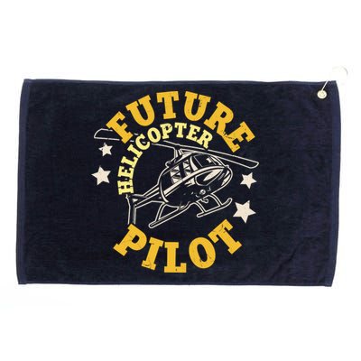 Future Helicopter Pilot Grommeted Golf Towel