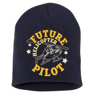 Future Helicopter Pilot Short Acrylic Beanie