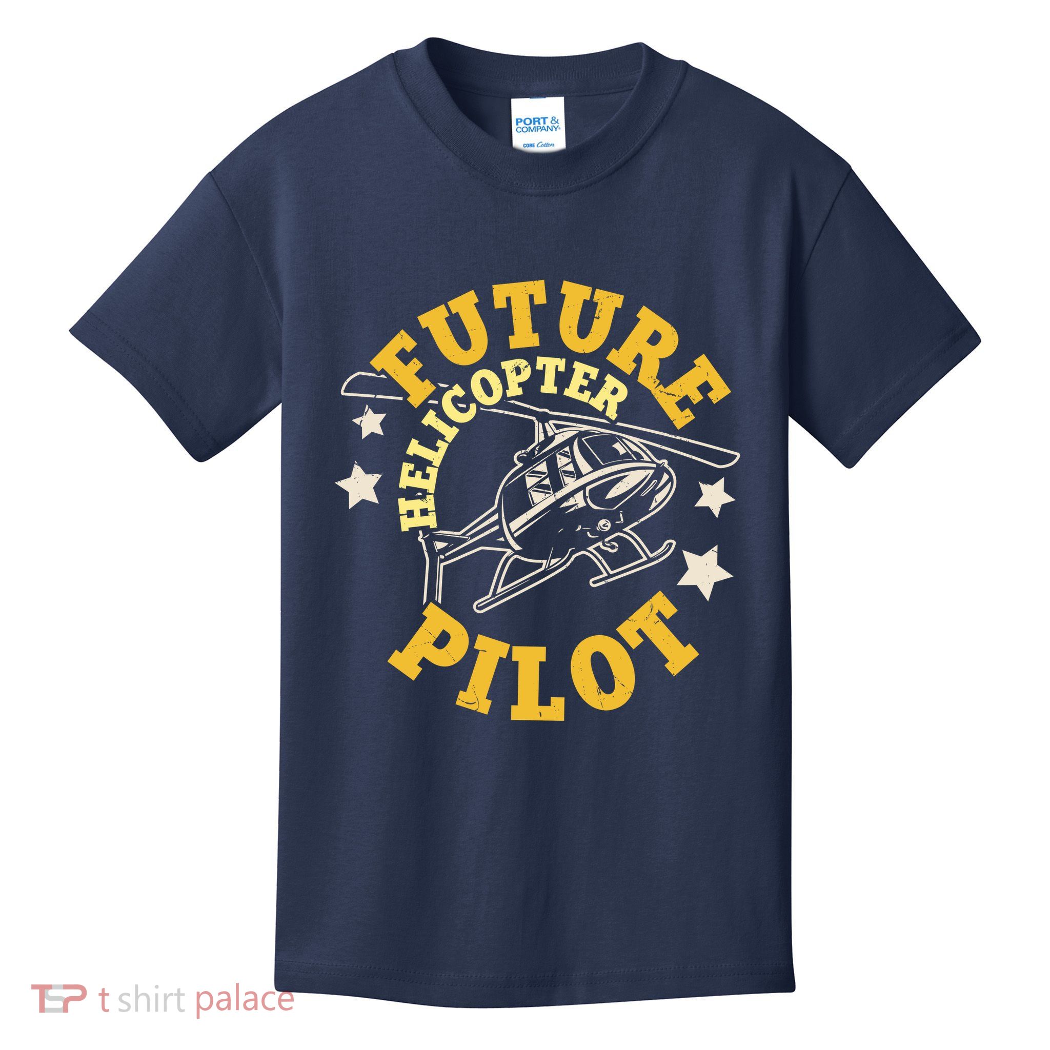 Future Helicopter Pilot Kids T-Shirt