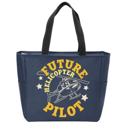 Future Helicopter Pilot Zip Tote Bag