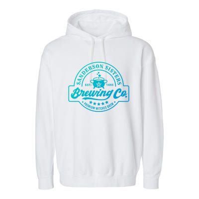 Funny Halloween Premium Witches Brew Brewing Co Est 1693 Gift Garment-Dyed Fleece Hoodie