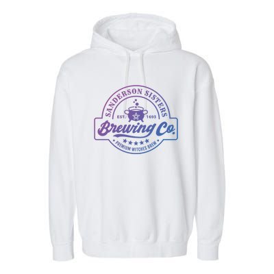 Funny Halloween Premium Witches Brew Brewing Co Est 1693 Gift Garment-Dyed Fleece Hoodie