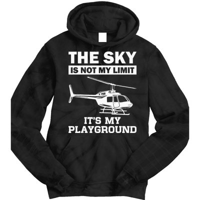 Funny Helicopter Pilot Gift For Men Women Chopper Lovers Tie Dye Hoodie