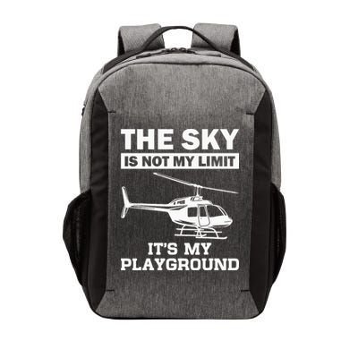 Funny Helicopter Pilot Gift For Men Women Chopper Lovers Vector Backpack