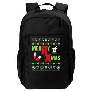 Festive Holiday Pharmacy Ugly Sweater Daily Commute Backpack