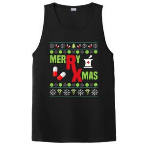 Festive Holiday Pharmacy Ugly Sweater PosiCharge Competitor Tank