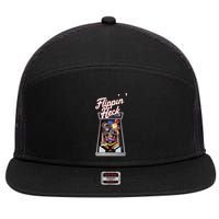 Flippin Heck Pinball Machine Gaming Arcade 7 Panel Mesh Trucker Snapback Hat