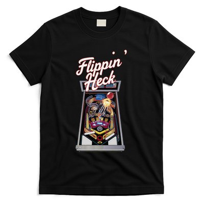 Flippin Heck Pinball Machine Gaming Arcade T-Shirt