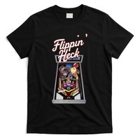 Flippin Heck Pinball Machine Gaming Arcade T-Shirt