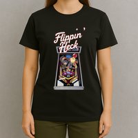 Flippin Heck Pinball Machine Gaming Arcade T-Shirt