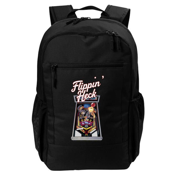 Flippin Heck Pinball Machine Gaming Arcade Backpack
