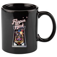 Flippin Heck Pinball Machine Gaming Arcade 11oz C Handle Ceramic Mug