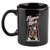Flippin Heck Pinball Machine Gaming Arcade 11oz C Handle Ceramic Mug