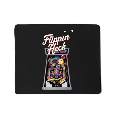 Flippin Heck Pinball Machine Gaming Arcade Mousepad