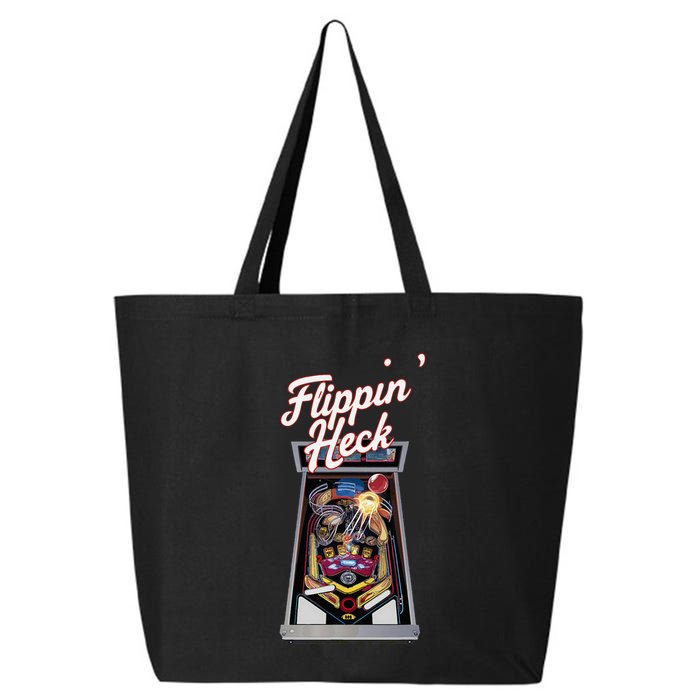 Flippin Heck Pinball Machine Gaming Arcade 25L Jumbo Tote