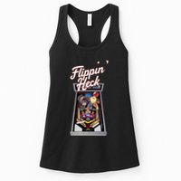 Flippin Heck Pinball Machine Gaming Arcade Womens Tank Top