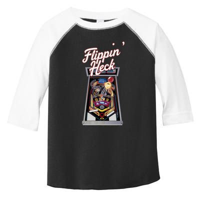 Flippin Heck Pinball Machine Gaming Arcade Toddler Fine Jersey T-Shirt