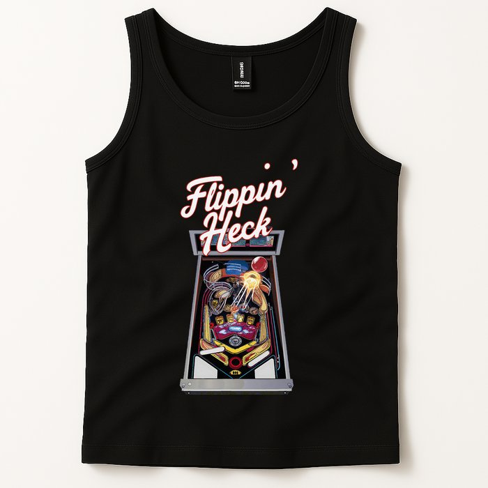 Flippin Heck Pinball Machine Gaming Arcade Tank Top