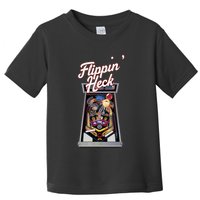 Flippin Heck Pinball Machine Gaming Arcade Toddler T-Shirt