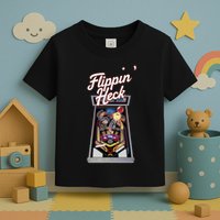 Flippin Heck Pinball Machine Gaming Arcade Toddler T-Shirt