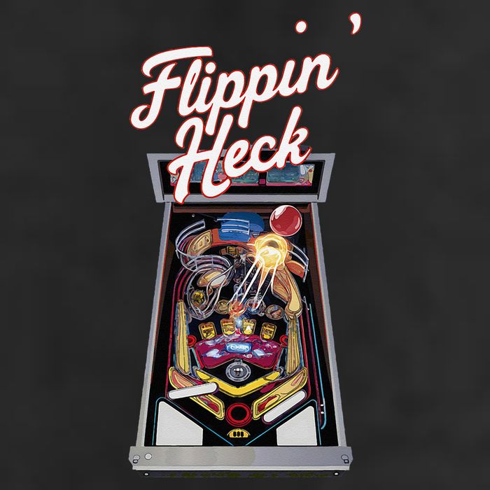 Flippin Heck Pinball Machine Gaming Arcade Microfiber Hand Towel