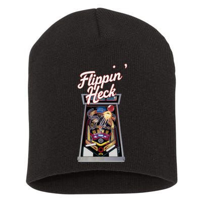 Flippin Heck Pinball Machine Gaming Arcade Short Acrylic Beanie