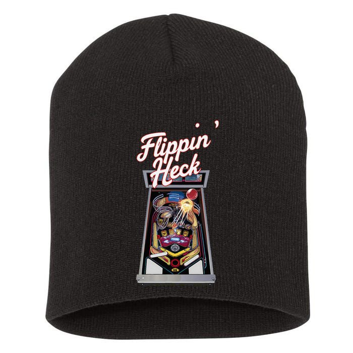 Flippin Heck Pinball Machine Gaming Arcade Short Acrylic Beanie